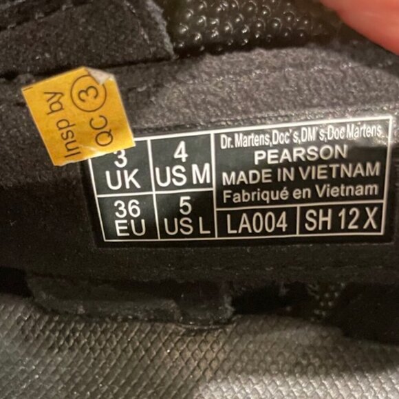 DR MARTENS AIRWAIR SANDALS LEATHER PEARSON SZ 5.5 TRACT OUTSOLE TOUGH ICONIC - Picture 8 of 16